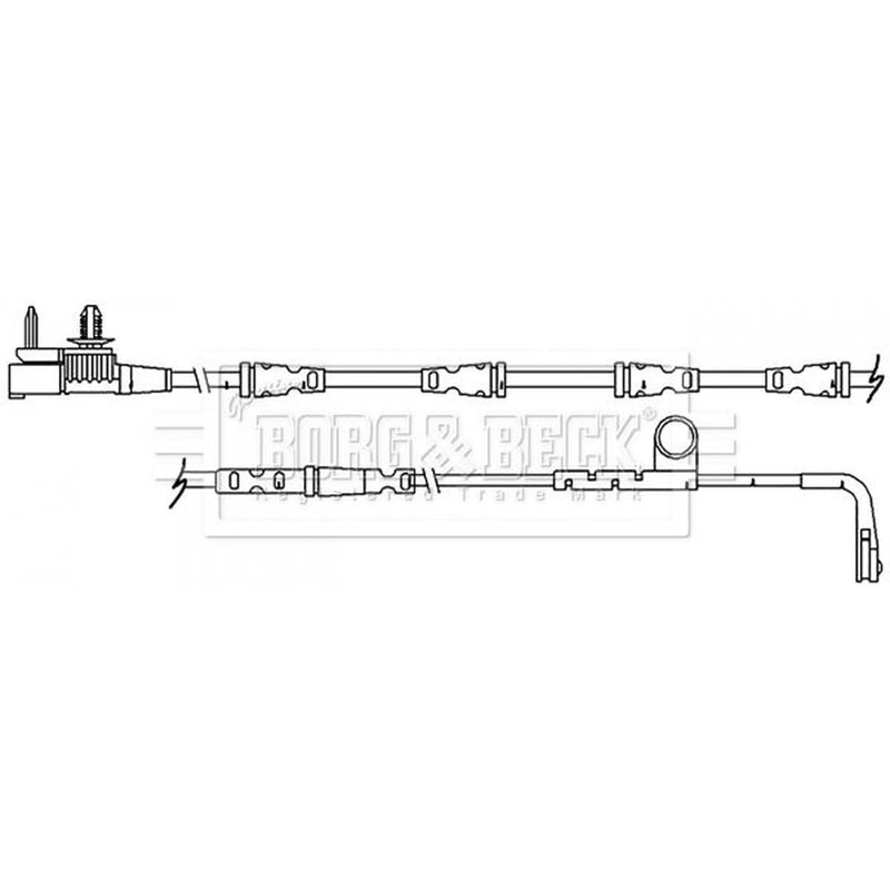 Borg & Beck Brake Pad Wear Sensor Front BWL3149