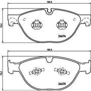 Mintex Front Brake Pad Set MDB3140