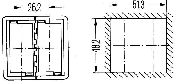 Hella 8HG 716 735-007 Switch Holder