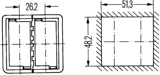 Hella 8HG 716 735-007 Switch Holder