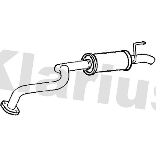 Klarius Box With Tail Pipe Rear TY536A