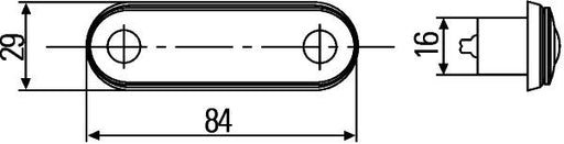 Hella 2XT 959 510-427 Door Entry Light