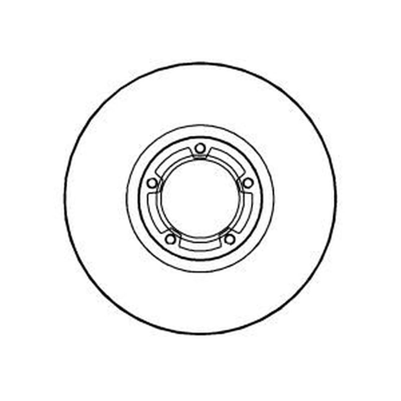 Abtex 2 x Vented Front Brake Discs BD357V