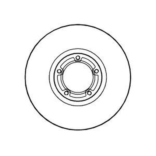 Abtex 2 x Vented Front Brake Discs BD357V