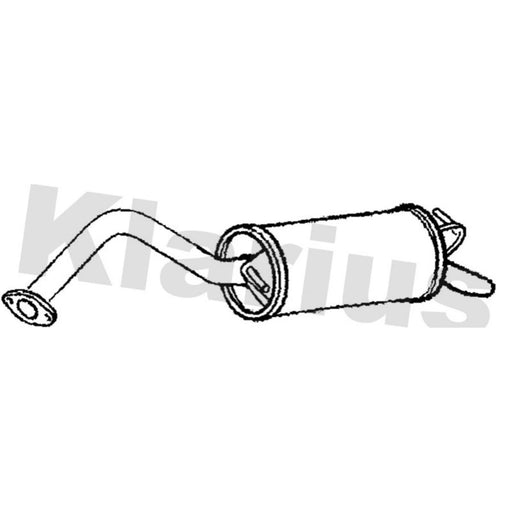 Klarius Box With Tail Pipe Rear TY804E
