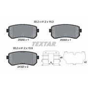 Textar Rear Brake Pad Set 2529201