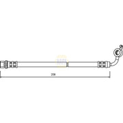 NAPA Brake Hydraulic Hose Line Front Right NBH1348