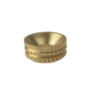 ForgeFix Screw Cup Sockets Solid Brass Polished No. 8 Bag 100 - 100SCS8B