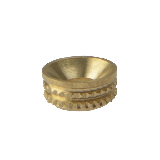 ForgeFix Screw Cup Sockets Solid Brass Polished No. 8 Bag 100 - 100SCS8B