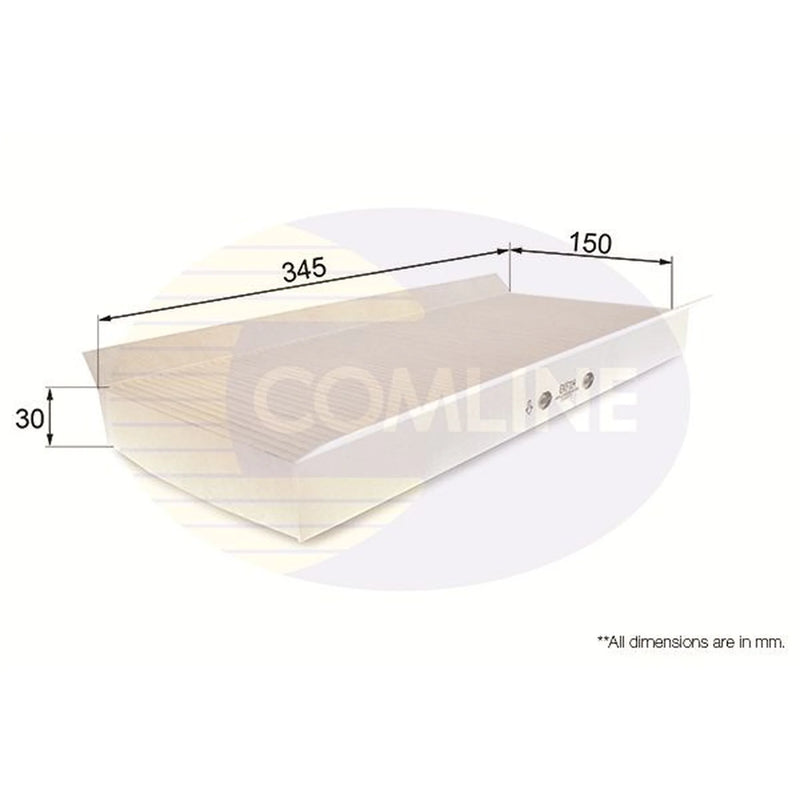 Comline Cabin Air Filter (Pollen Filter) EKF114