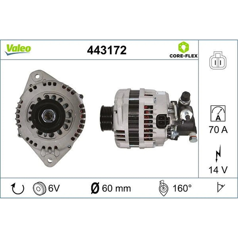 Valeo Car Alternator 12V 443172