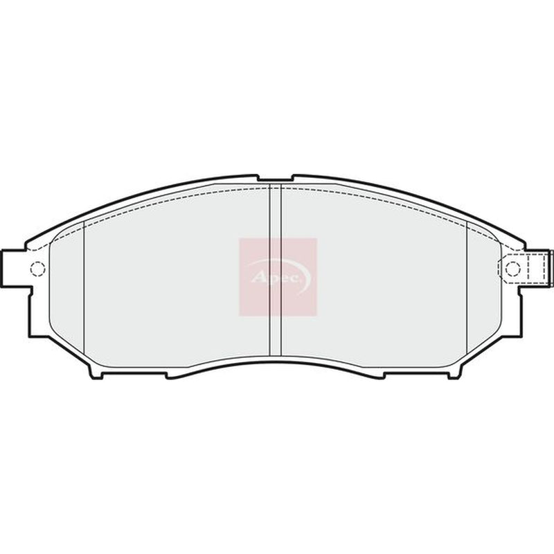 Apec Front Brake Pad Set PAD1502