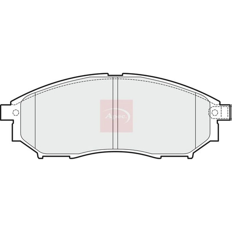 Apec Front Brake Pad Set PAD1502