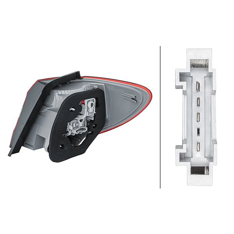 Hella Tail Light / Lamp P21W Left 2SD 354 872-051