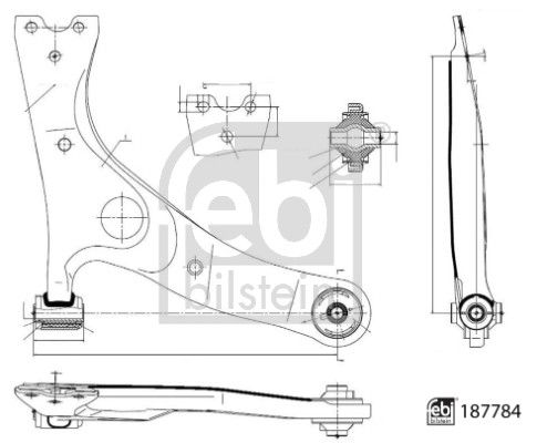 Febi Control/Trailing Arm Front Right