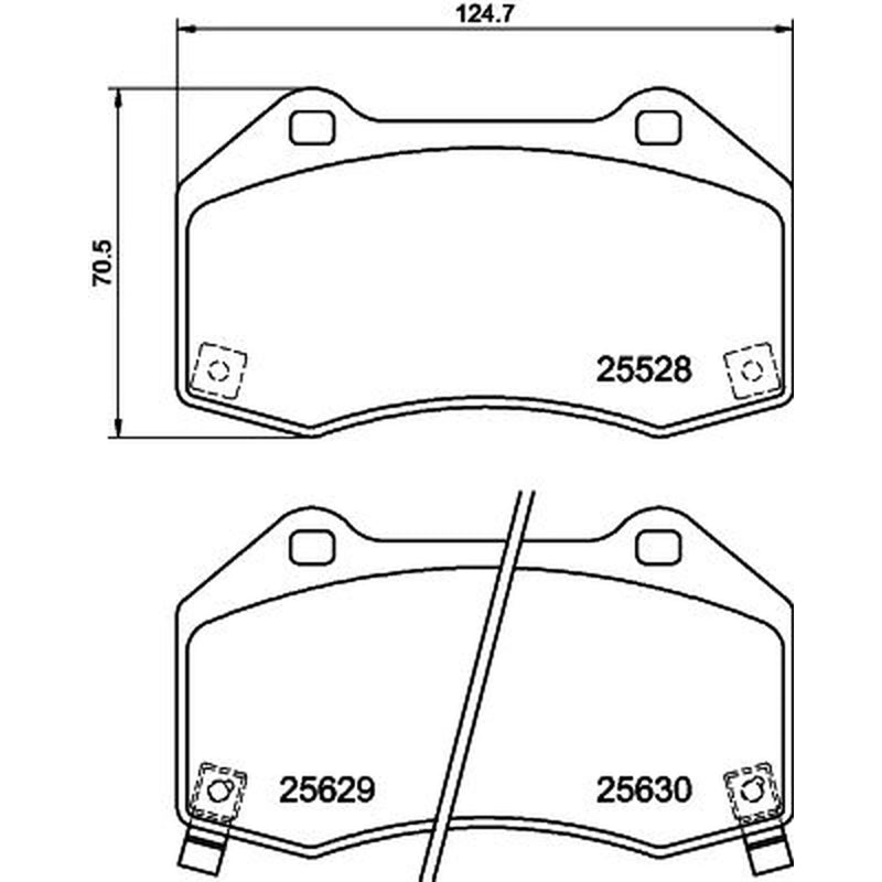Mintex Front Brake Pad Set MDB4018