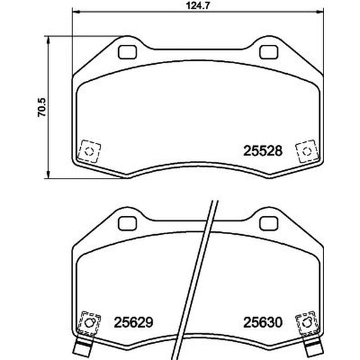 Mintex Front Brake Pad Set MDB4018