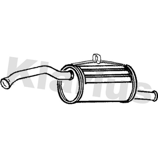 Klarius Box With Tail Pipe Rear TY477K