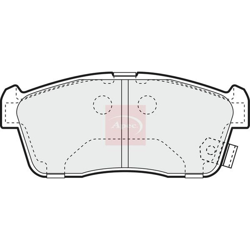 Apec Front Brake Pad Set PAD1111