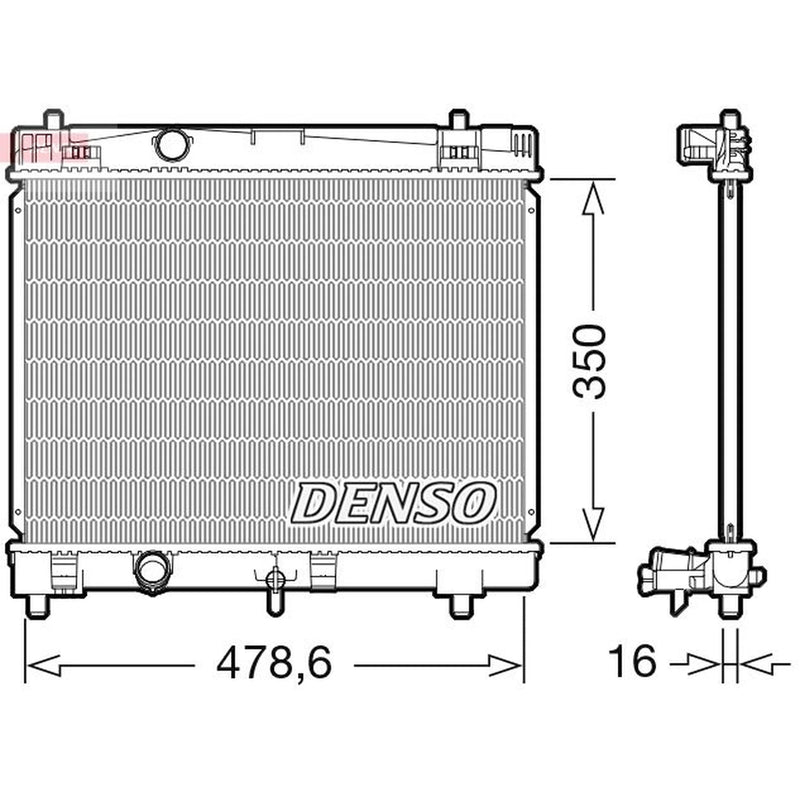Denso Engine Radiator DRM50103