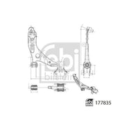 Febi Control/Trailing Arm Lower 177835