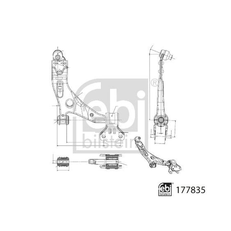 Febi Control/Trailing Arm Lower 177835