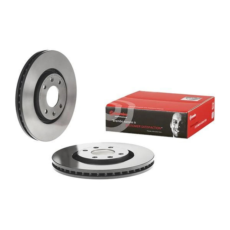 Brembo 2 x Internally Vented Front Brake Discs 09.8760.11