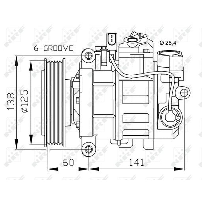 NRF Air Conditioning Compressor 32512