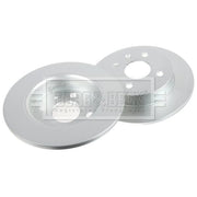 Borg & Beck 2 x Rear Brake Discs BBD4113