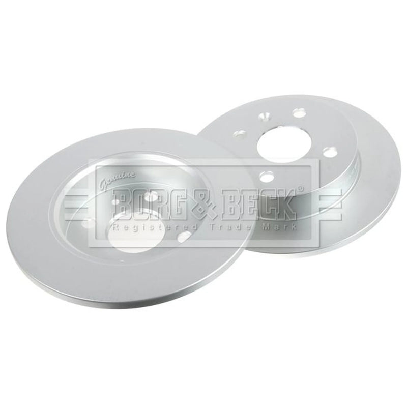 Borg & Beck 2 x Rear Brake Discs BBD4113