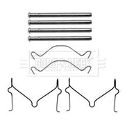 Borg & Beck Brake Pad Accessory Fitting Kit Front BBK1486