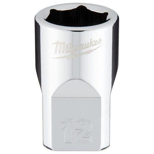 Milwaukee 3/8 Drive Socket Metric Standard 12mm 4932478342 Milwaukee  - Town Parts