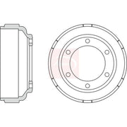 Apec Brake Drum Assembly Rear DRM9920
