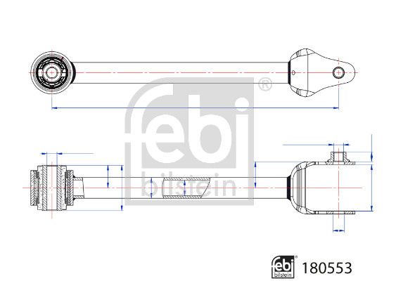 Febi Control/Trailing Arm Rear Right