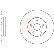 Apec 2 x Vented Front Brake Discs DSK2902