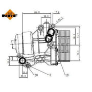 NRF Oil Filter Housing 31876