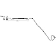 Abtex Brake Hydraulic Hose Line Rear Left ABH1227L