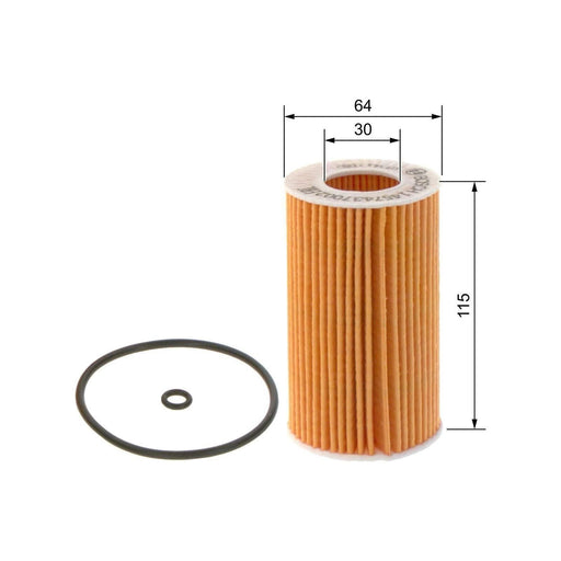 Genuine Bosch Car Oil Filter P7002 Fits Vauxhall Zafira Dti - 2.0 - 00-05 145743 Bosch  - Town Parts