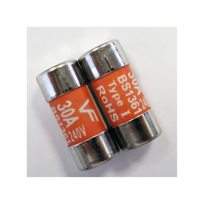 Dencon BS1361 Fuses 30 Amp x 2 CF30/2NB - CF30/2NB