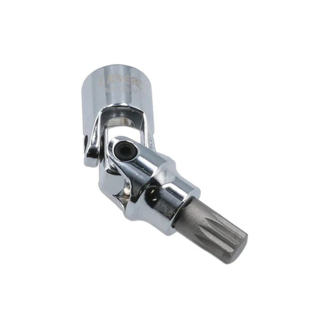 Laser Tools Triple Square Universal Joint Bit Socket M8 1/4"D - PL