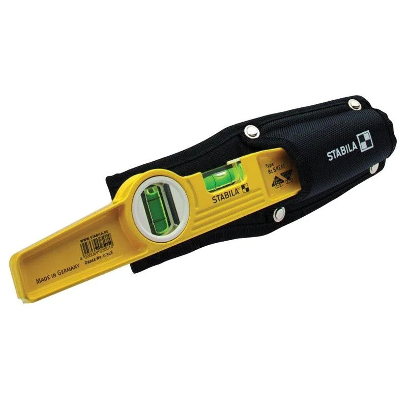 Stabila 81S-REM Rare Earth Magnetic Torpedo Level 25cm in Holster - 17832