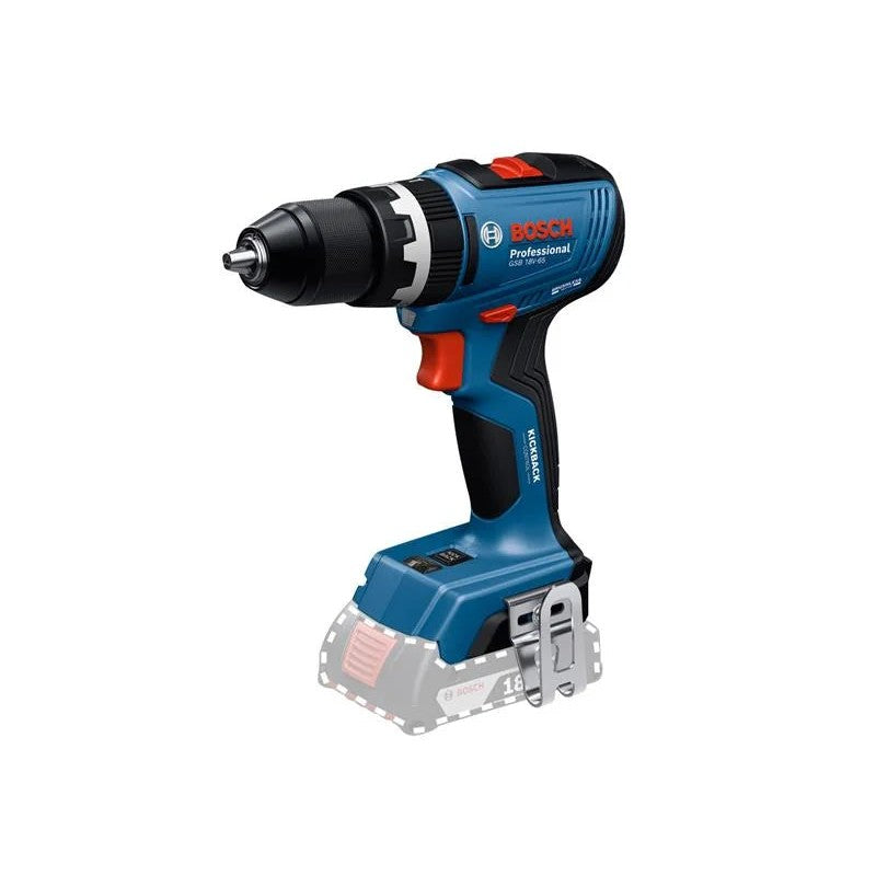 Bosch GSB 18V-65 Professional Combi Drill 18V Bare Unit - 06019N3300