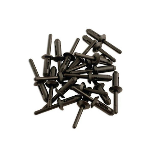 Laser Tools Plastic Rivets 6.6mm x 17.2mm 20pc - PL