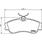 DON Front Brake Pad Set PCP1407