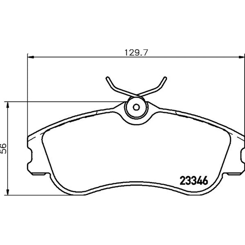 DON Front Brake Pad Set PCP1407