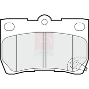 Apec Rear Brake Pad Set PD3335