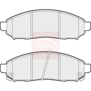 Apec Front Brake Pad Set PAD1867