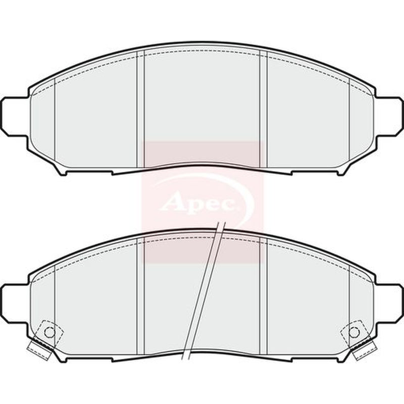Apec Front Brake Pad Set PAD1867