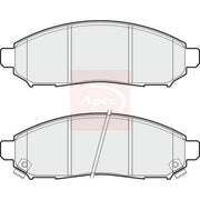 Apec Front Brake Pad Set PAD1867