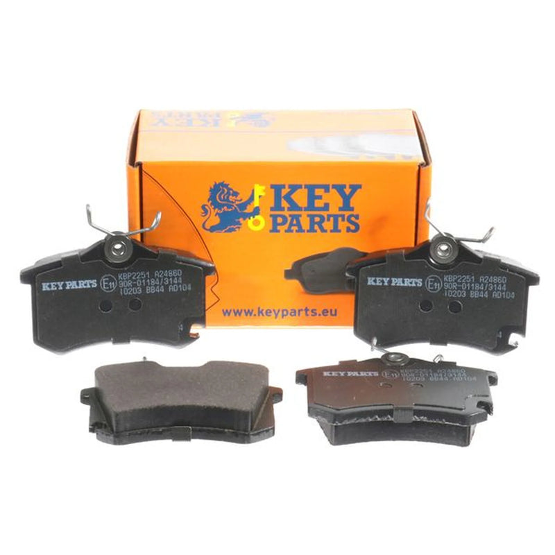 Key Parts 4 x Rear Brake Pad Set KBP2251